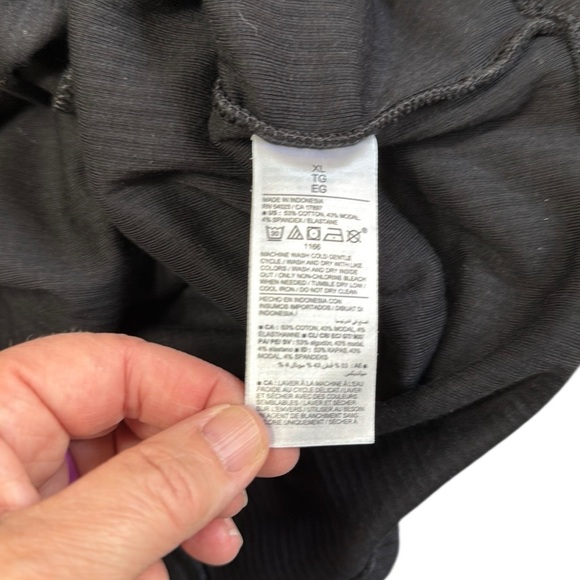 Old Navy Black Sheath Dress gothic goth witchy LBD comfortable XL SS comfy - Picture 6 of 10